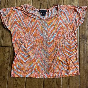 INC top with shoulder cut out